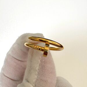 Cartier Juste Un Clou Large Classic Model 18K Yellow Gold Ring Size 63